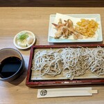 江戸そば マルノ - 北寄とうきび天もり