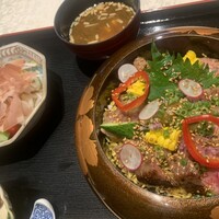 かわらまち 花ざくろ 川原町店 - 飛騨牛のちらし丼