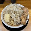 麺屋 小金 - 小ラーメン ニンニク&ヤサイマシ、脂抜き