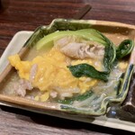 宵ノねこ - 塩豚とチンゲン菜の玉子あんかけ