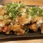 うどん居酒屋 江戸堀 - おつまみとり天おろしポン酢(中)