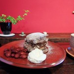 ほうじ茶パンケーキ