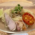開運橋通 ふじ原 - 【冷やし坦々つけそば】　細ストレート麺