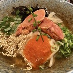 東京たらこスパゲティ - 炙りたらこスパゲッティに出汁をかけてみました