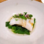 温石 - 梭子魚の湯引き