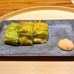 温石 - 緑茄子の白味噌田楽