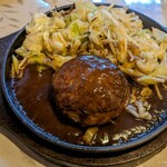 れすとらん仔馬 宮前店 - ハンバーグ焼ランチのシングル(150ｇ)