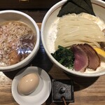 鴨出汁中華蕎麦 麺屋yoshiki - 鴨とポルチーニのつけ蕎麦(塩)