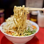 用心棒 - 冷やしまぜそば・ヤサイダブルアブラガリマヨダブルニンニクマシショウガカラアゲ（1200円）