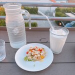 野菜料理とスープカレーのお店 南葉亭 - 塩ラッシー！食べログのおかげで出会えた塩ラッシー、ほのかなエンミが、暑い季節に染み入ります。カレーにも合う。おいしい。