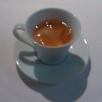 モトイ - 鯉の洗い野かんぞうとカリフラワーのピュレ