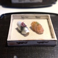 MUTO - ・しんことのど黒の寿司