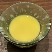 くずし鉄板 あばぐら 神田店 - すり流し　千葉県香取市産朝採れゴールドラッシュ
