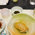 新宿 栄寿司 - アワビ？？コリコリしてました！