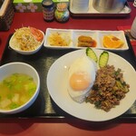 バンメー - ガパオライスセット(税込1,000円)