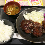 九州 鳥若丸 - 一口モモカツ定食