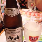 すき家 - とにかく飲みたかったビール!!!