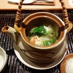 神楽坂 石かわ - 松茸　鱧　土瓶蒸し