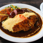 唯我独尊 - オム+ソーセージカレー