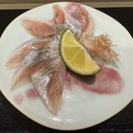 島津 - 鰯（千葉・銚子）  酢橘醤油と生姜醤油で　◎