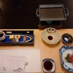 グランドホテル天心 - 料理写真:夕食は食堂の決まった場所でいただきます