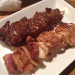 味川 - 牛串、鶏