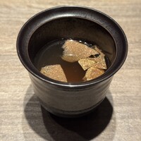 焼肉うしごろ 池袋店 - トリュフと和牛のコンソメ