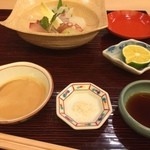 山玄茶 - お造りのタレ多数