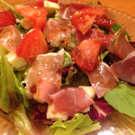 酒菜処 きっすい - 生ハムのサラダ