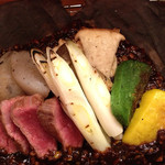 酒菜処 きっすい - 朴葉焼きのアップ♪