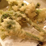 酒菜処 きっすい - 山菜の天ぷら