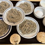 出石皿そば 花水木 - 皿そば。