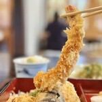安江 - 料理写真:天丼セット　1750円
