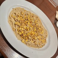 フィーコディンディア - 焼きとうもろこしとパルミジャーノチーズのスパゲッティ