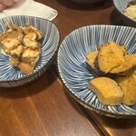 もつ煮 もぐら - 味噌クリームチーズと長芋