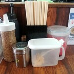 長浜ラーメンMOYORI - その他　卓上調味料