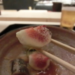 お料理 ふじ原 - まさかイチジクが出てくるとは予想外。。。
