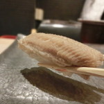 お料理 ふじ原 - 煮穴子寿司。