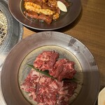 燒肉Tora ji 訓練中心店 - 黑味噌內臟三種拼盤
