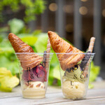 RISTRETTO&CROISSANT LABORATORIO - 冷えクロ カシス＆バニラ/冷えクロ ピスタチオ＆バニラ