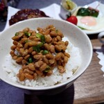ほびーい喫茶店 - 納豆ごはん