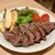 炭火串焼 焼き鳥×野菜巻き串 もちの木 - 料理写真:牛ハラミステーキ
