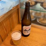 葉隠うどん - 瓶ビール@500