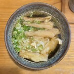 葉隠うどん - ごぼう天うどん