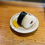 葉隠うどん - 塩むすび