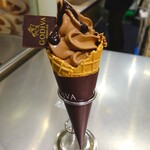 GODIVA - ソフトクリーム ダブルチョコレート(コーン)