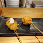 お出汁で食べる串かつと釜めしの専門店 ぎん庵 - 