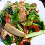 めだかタンタン - 野菜のオイスターソース炒め。