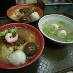 度小月擔仔麵 - 擔仔麵(NTD60) ※滷蛋、貢丸のトッピングは各NTD10