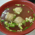 度小月擔仔麵 - 虱目(サバヒー)魚丸湯(NTD30)